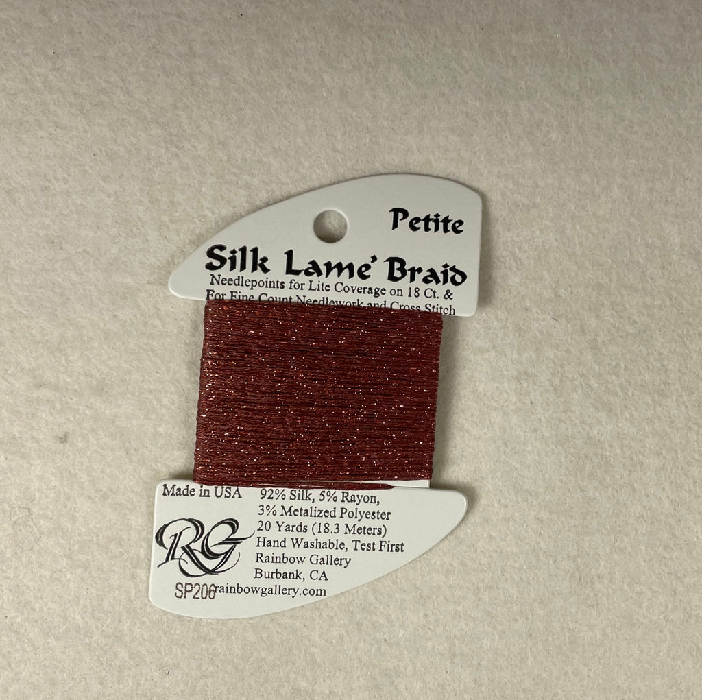 Petite Silk Lame Braid SP206 Nostalgia Rose