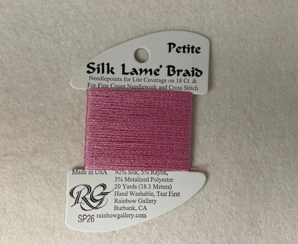 Petite Silk Lame Braid SP26 Raspberry