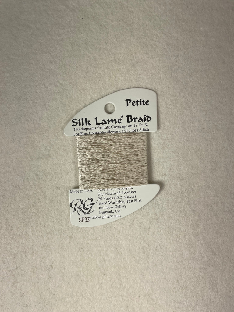 Petite Silk Lame Braid SP33 Eggshell