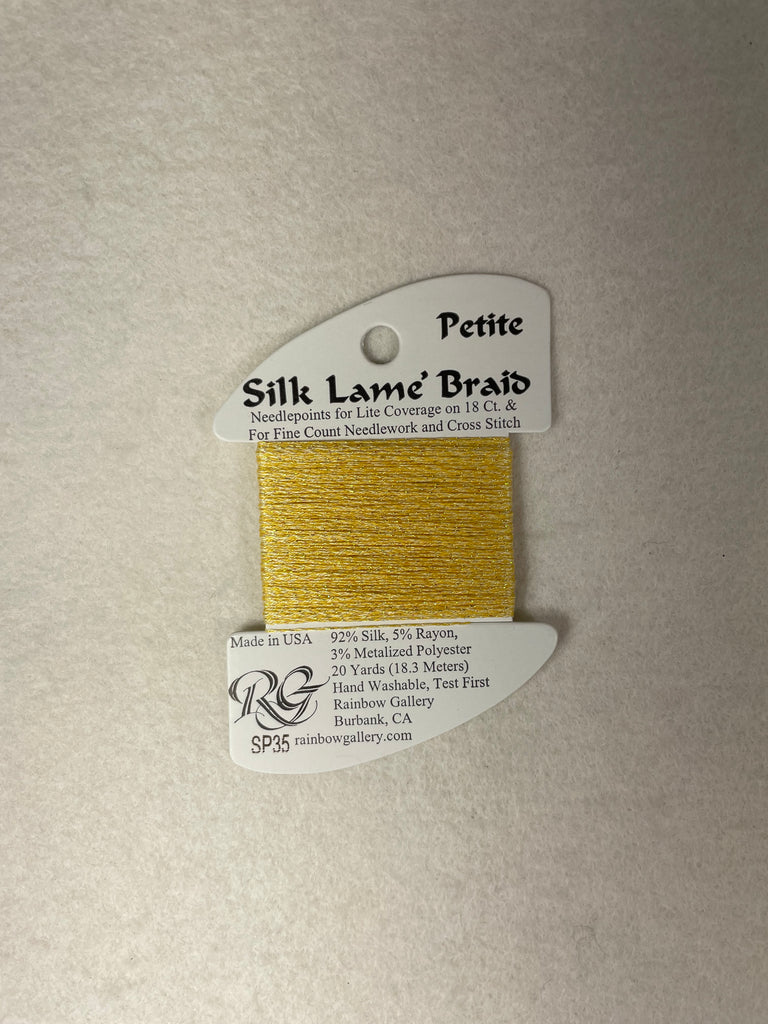 Petite Silk Lame Braid SP35 Buttercup