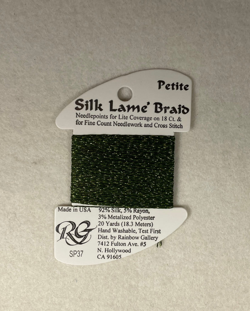 Petite Silk Lame Braid SP37 Dark Avocado