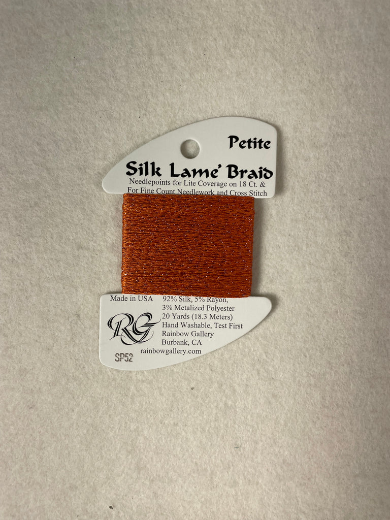 Petite Silk Lame Braid SP52 Pumpkin