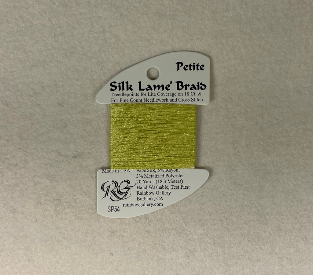 Petite Silk Lame Braid SP54 Lite Avacado
