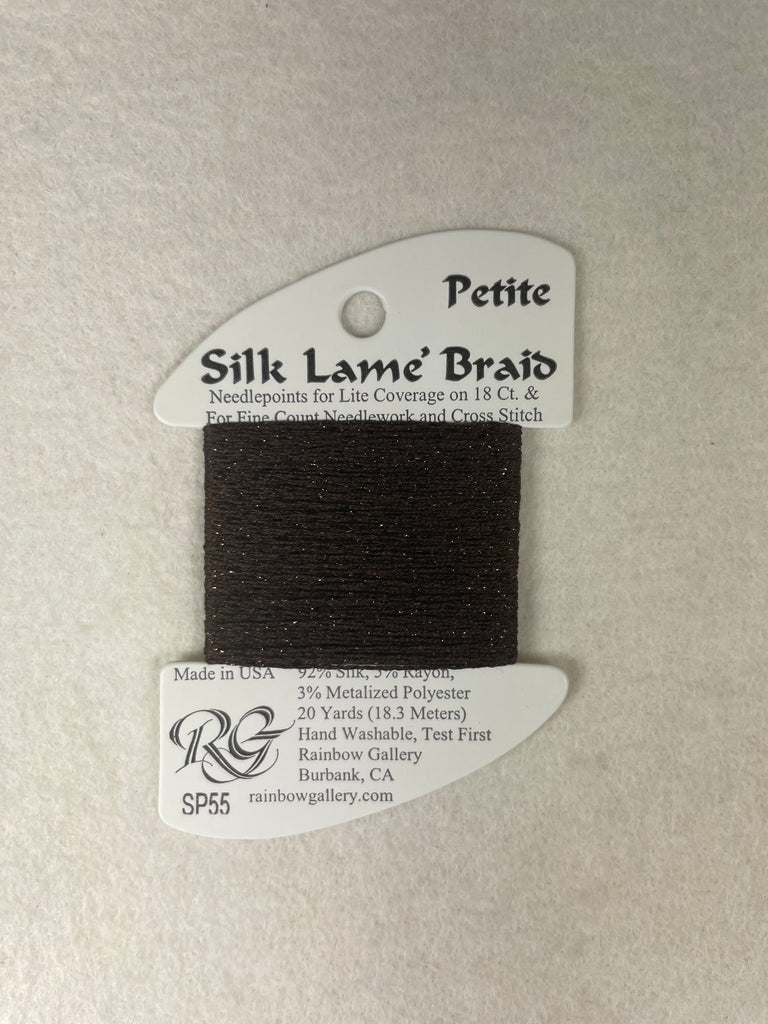 Petite Silk Lame Braid SP55 Dark Chocolate