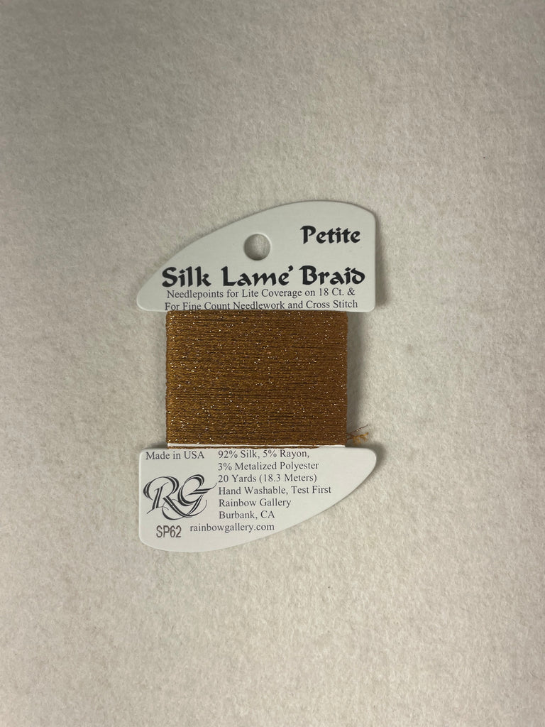 Petite Silk Lame Braid SP62 Dark Sand Gold