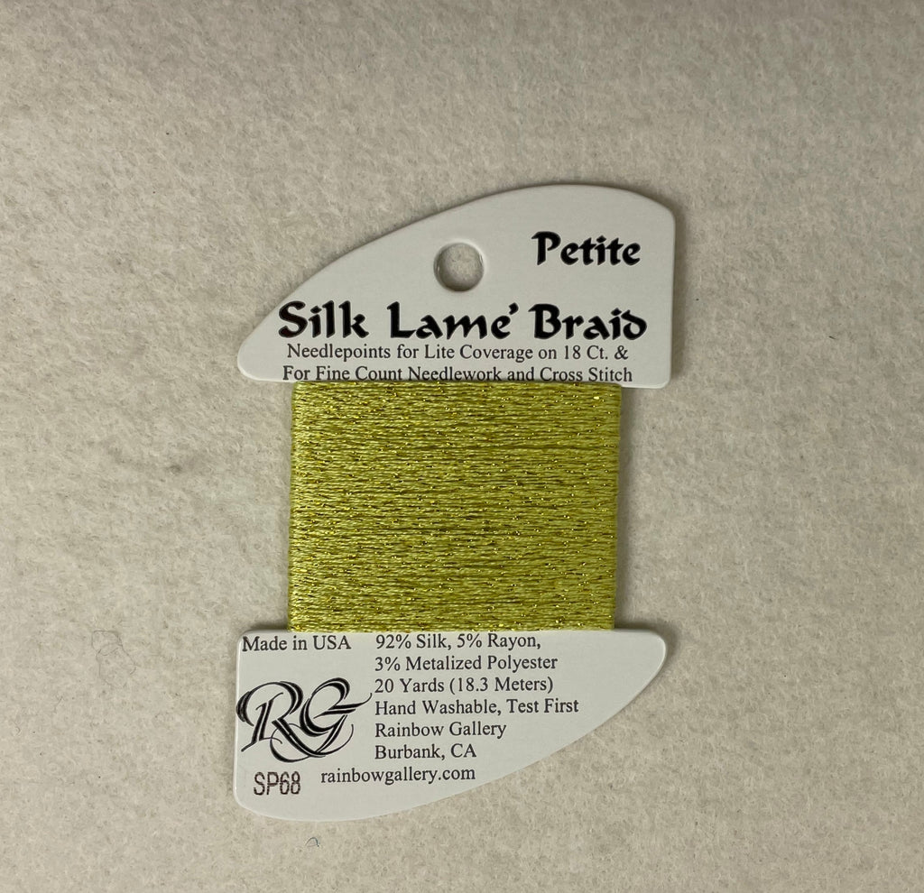 Petite Silk Lame Braid SP68 Pale Avocado