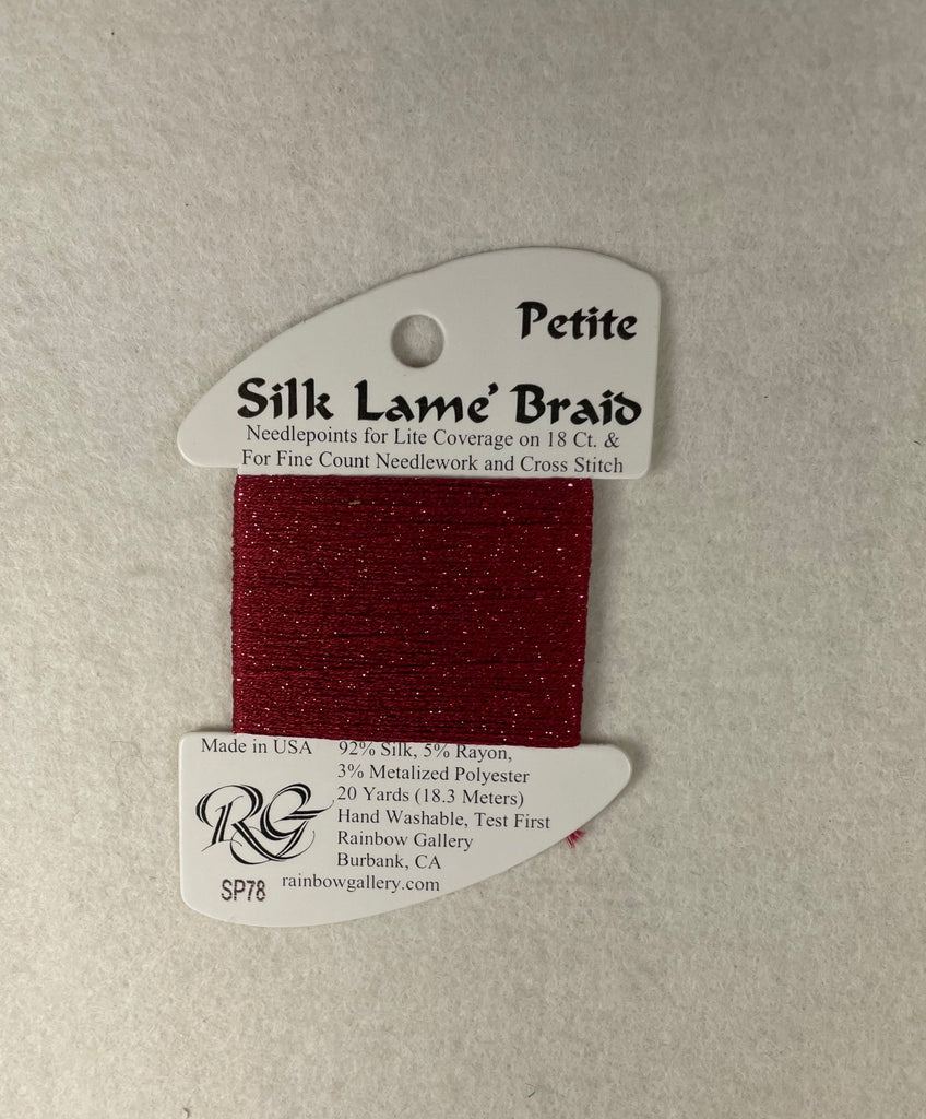 Petite Silk Lame Braid SP78 Cherry