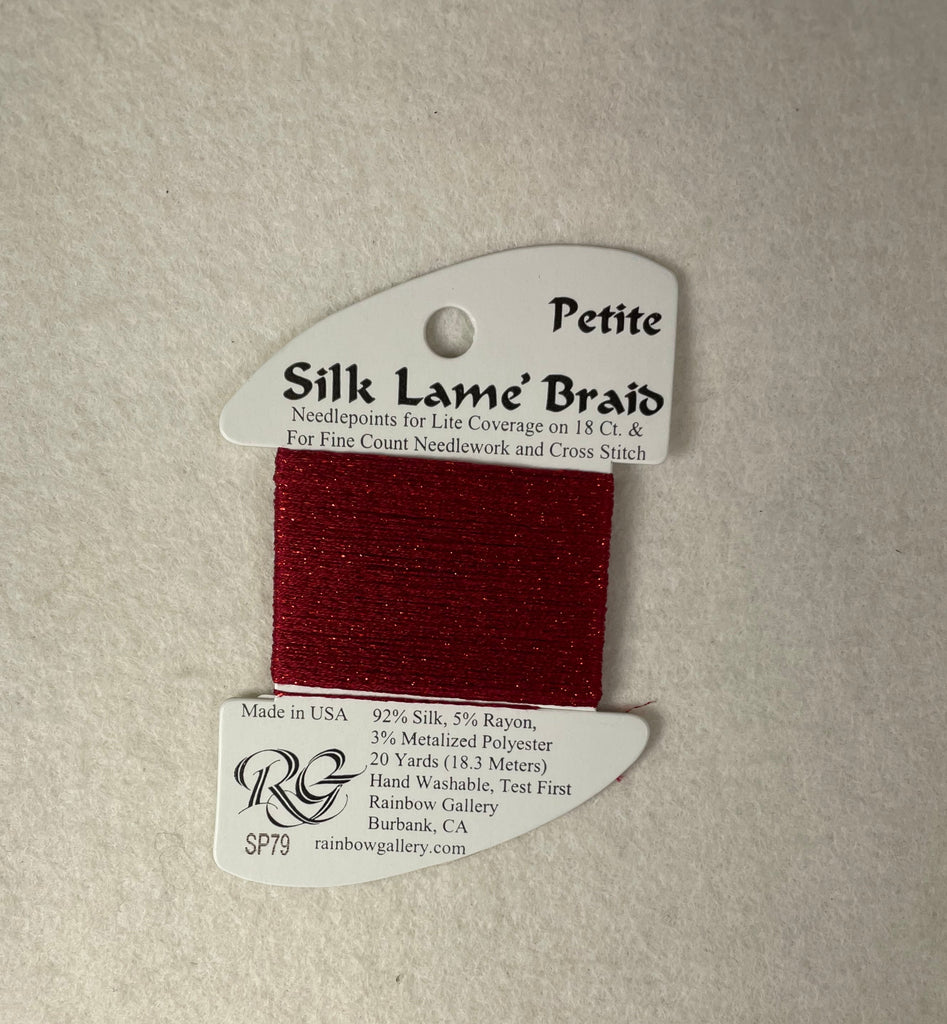 Petite Silk Lame Braid SP79 Dark Cherry