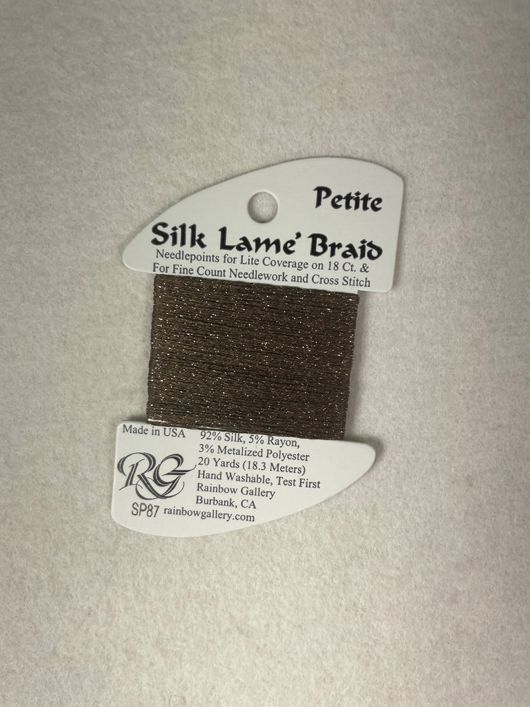 Petite Silk Lame Braid SP87 Bark