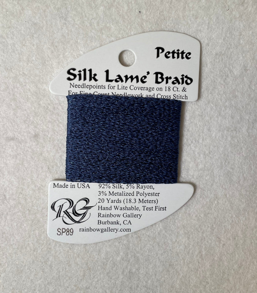 Petite Silk Lame Braid SP89 Blue Jeans
