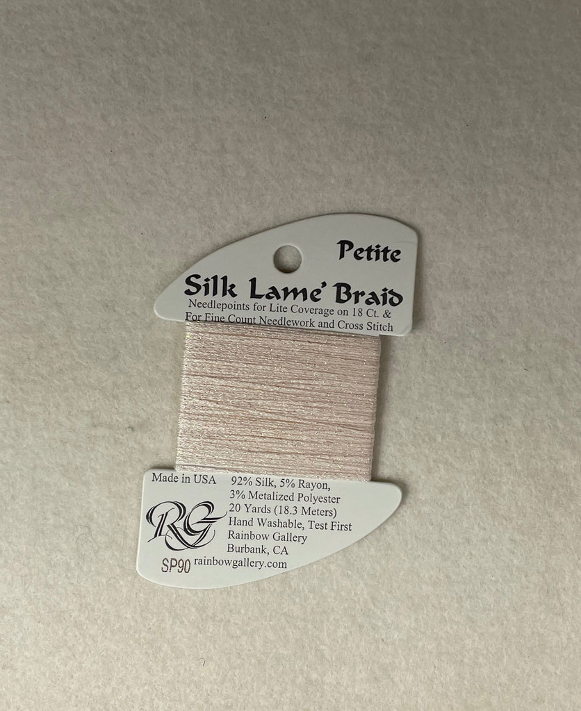 Petite Silk Lame Braid SP90 Barely Pink