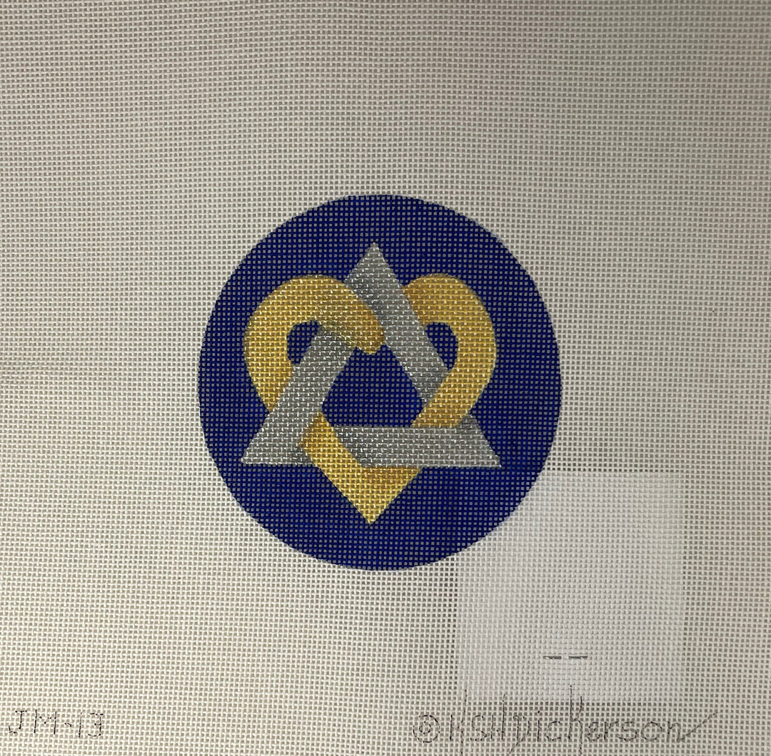 * Kate Dickerson JM-13 Intertwined Heart/Star of David
